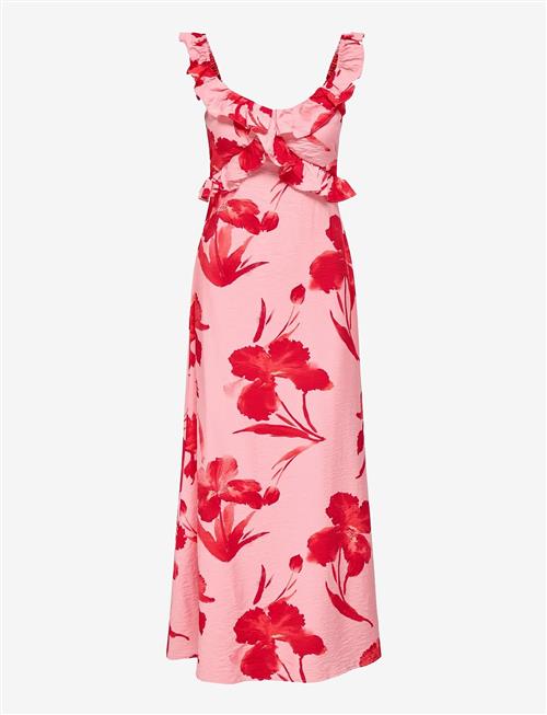 ONLY | Onlhyaci S/L Frill Long Aop Dress Wvn | XS