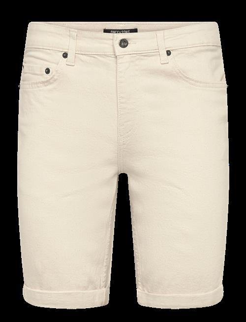 ONLY & SONS | Onsply Ecru 9470 Pim Dnm Shorts Noos | S