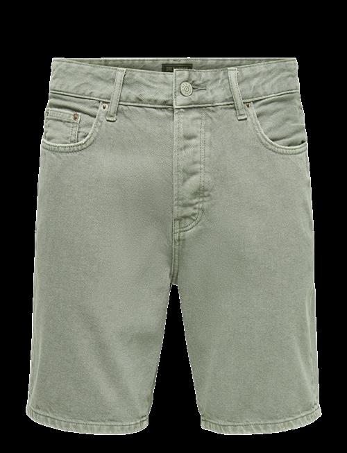 ONLY & SONS | Onsedge Green 7979 Tai Dnm Shorts Noos | XL