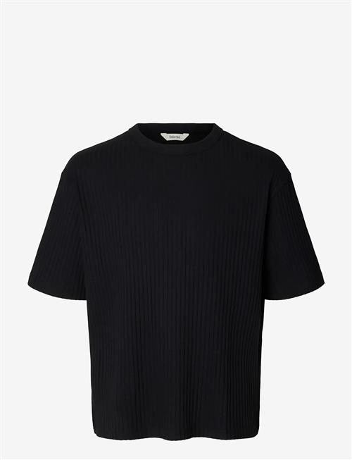 Selected | Slmrelaxsimon Ribbed Ss Tee | XL