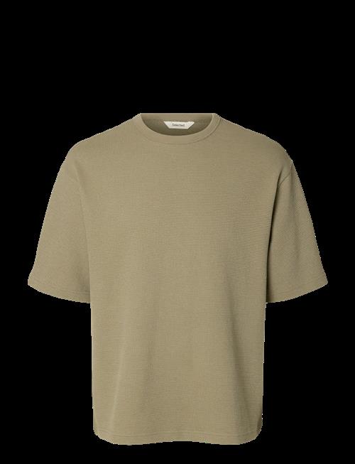 Selected | Slmrelaxsonny Waffle Ss O-Neck Tee | M