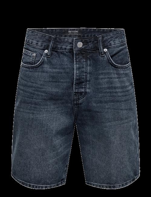 ONLY & SONS | Onsedge Blue Black 6607 Tai Dnm Shorts | M