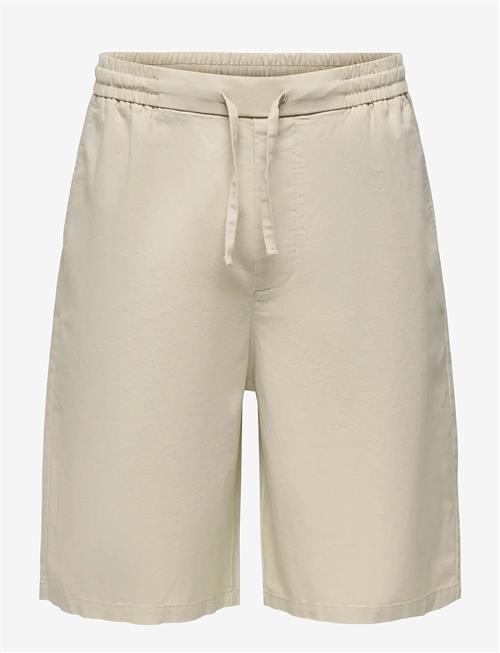 ONLY & SONS | Onsdaves Wide Cot Lin 0007 Shorts | XL