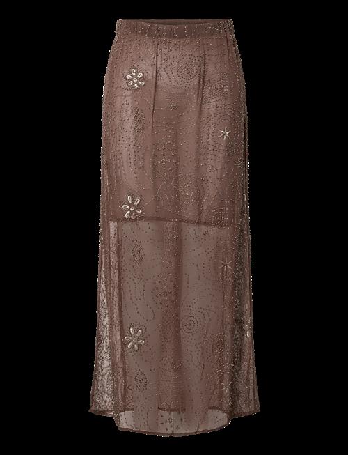 YAS | Yasnura Mesh Hw Ankle Skirt - Fest | 40