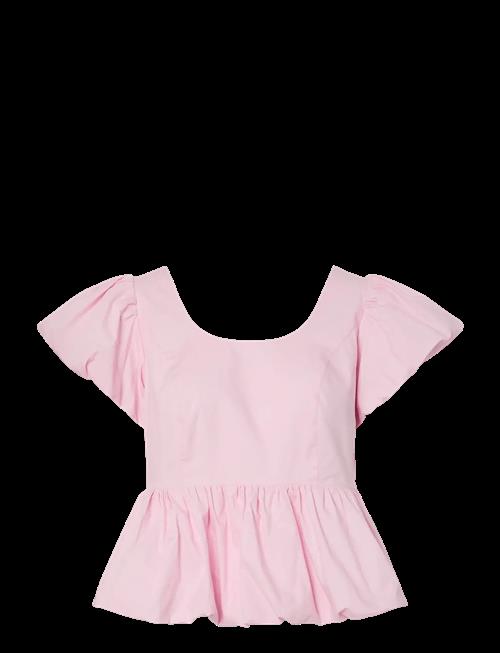 YAS | Yasnille Ss Bubble Hem Top | 40