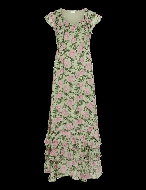 Vila | Vimarigold C/S V-Neck Maxi Dress/Dc/Ka | 38