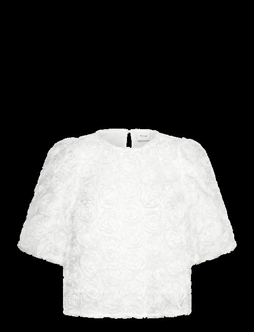 Vila | Viglory S/S O-Neck Top/Dc/Ka | 36