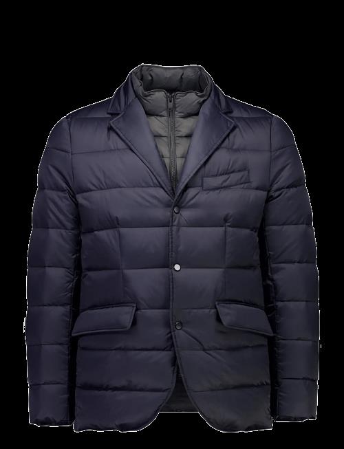 Lindbergh Black | Water Repellent Down Blazer | M
