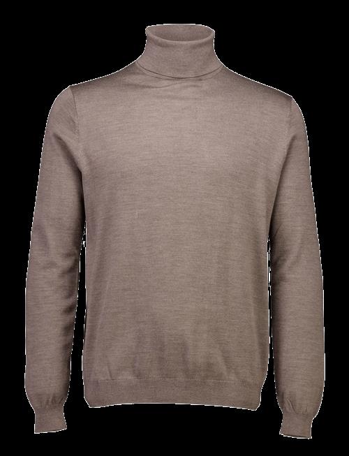 Lindbergh Black | 100  Merino Roll Neck Knit | L
