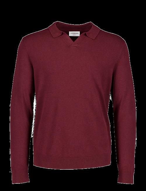Lindbergh | Soft Viscose Blend V-Neck Polo | M