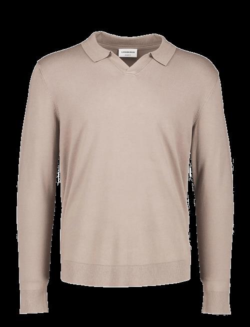 Lindbergh | Soft Viscose Blend V-Neck Polo | XL