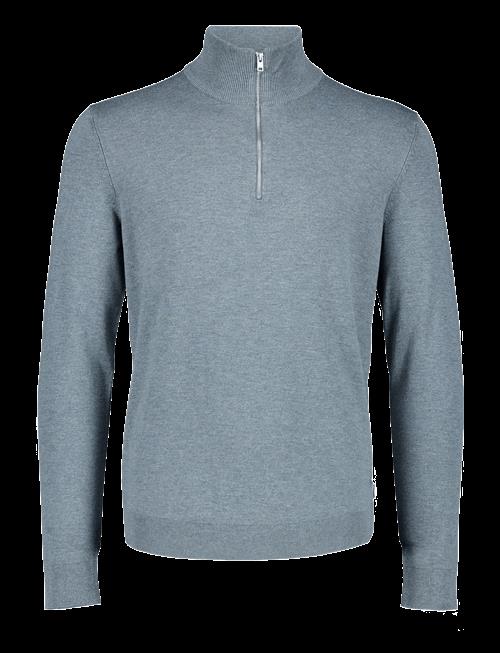 Lindbergh | Soft Viscose Blend Half Zip Sweater | L