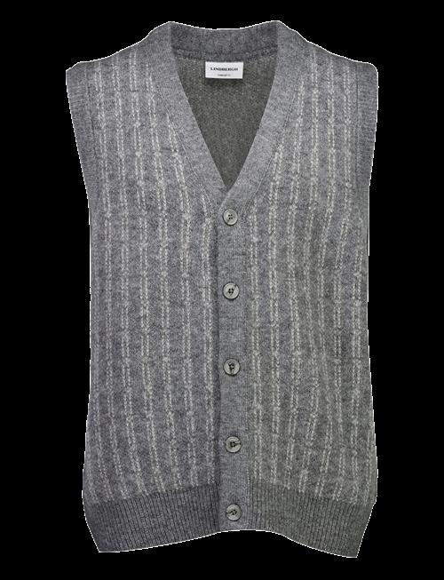 Lindbergh | Jacquard Knitted Slipover Cardigan | L