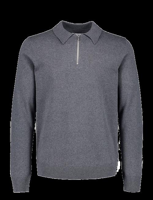 Lindbergh | 100 Recycle Knit Half Zip Polo Collar | XXL