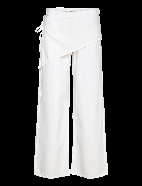 Mango | Jean Wide Leg Removable Scarf | 38