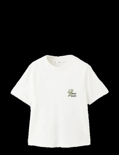 Mango | Printed Cotton-Blend T-Shirt | XS