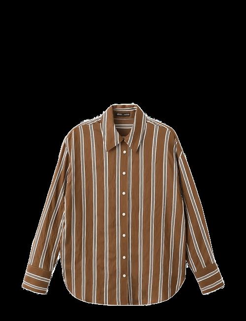 Mango | Striped Straight Shirt | XL