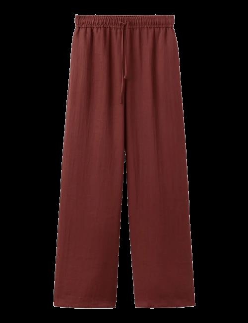 Mango | High-Waist Palazzo Trousers | M