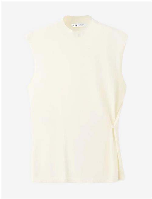 Mango | Side Gathered Knitted Top | S