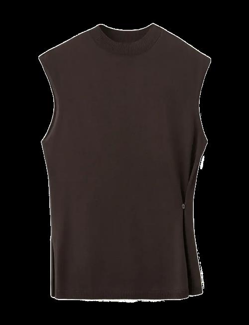 Mango | Side Gathered Knitted Top | M