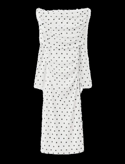 Mango | Polka Dot Bandeau Dress | XS