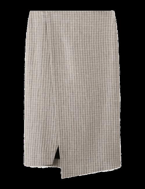 Mango | Check Wrap Skirt | 32