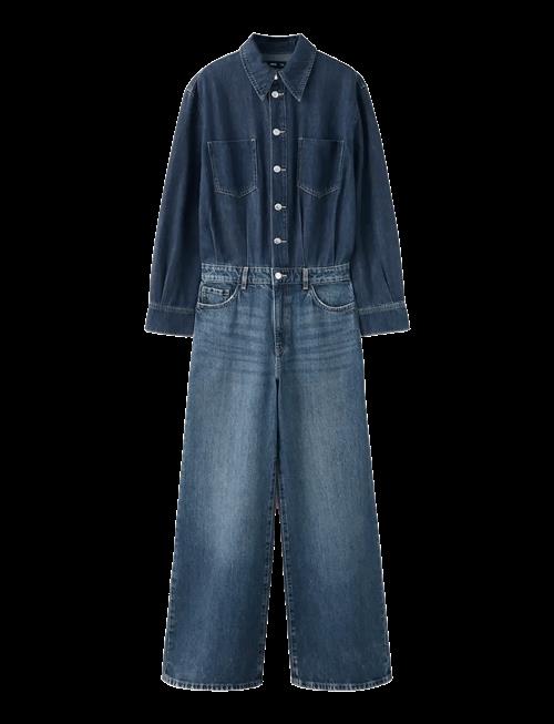 Mango | Buttons Denim Jumpsuit | L