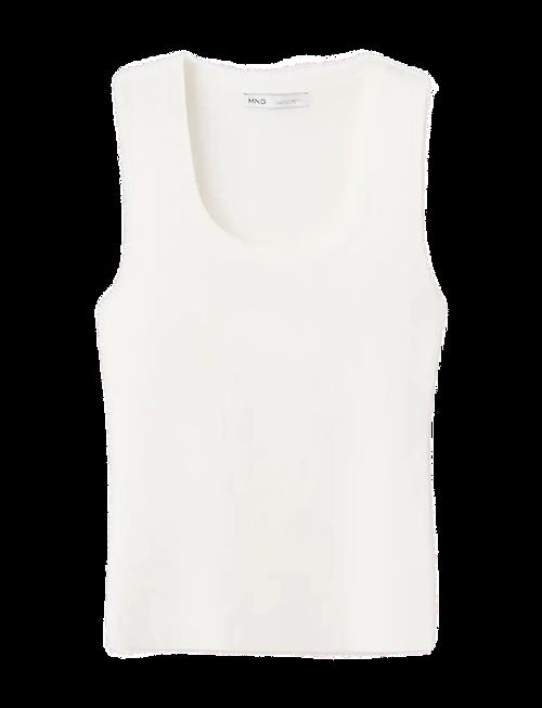 Mango | Round-Neck Knitted Top | L