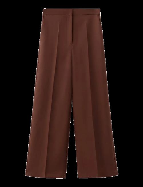 Mango | High-Waisted Lyocell Trousers | 36