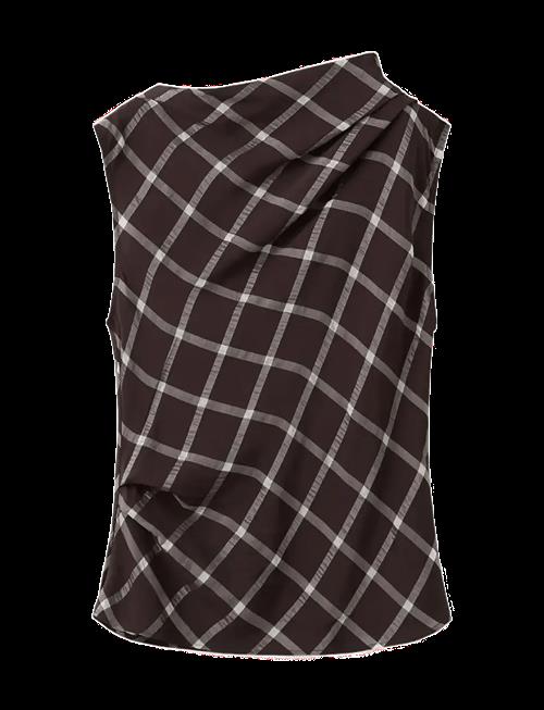 Mango | Fitted Top With Draped Neckline | M