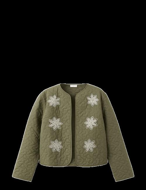 Mango | Embroidered Quilted Jacket | S