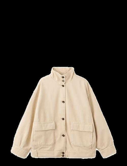 Mango | Denim Parka With A Stand-Up Collar | M
