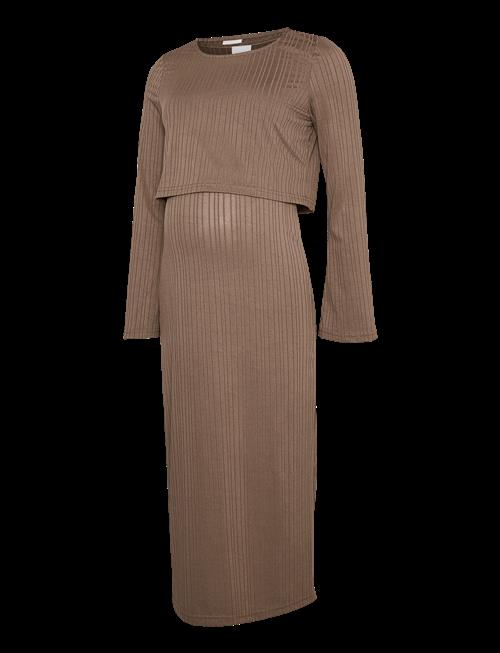 Mamalicious | Mllucy June Ls 2In1 Jrs Midi Dress 2F | XS