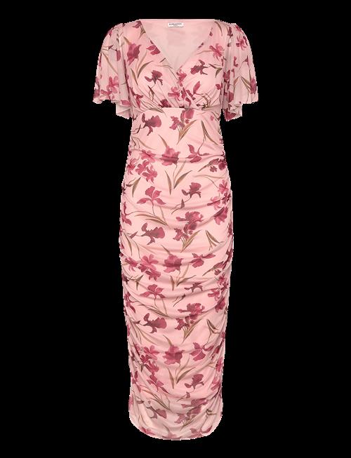 Bubbleroom | Butterfly Sleeve Mesh Ankle Dress | S