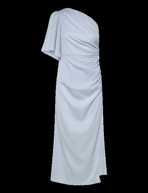 Bubbleroom | Ruched One Shoulder Midi Dress | 42