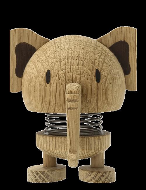 Hoptimist | Hoptimist Elephant S Oak | 6X6.5X6.9CM x 6