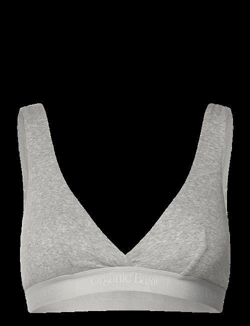Organic Basics | Core Rib Plunge Bralette | XS