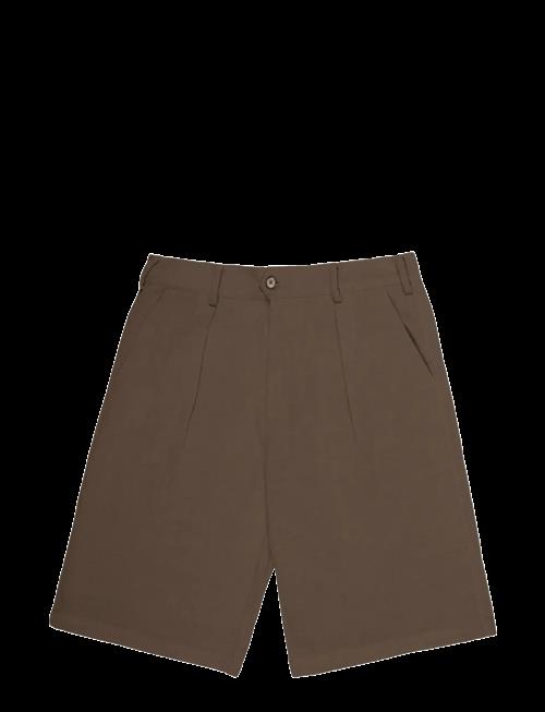 Prohibited | Podium Double Pleated Shorts Brown | M