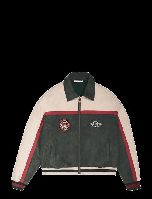 Prohibited | Suede Club Jacket Green | XS