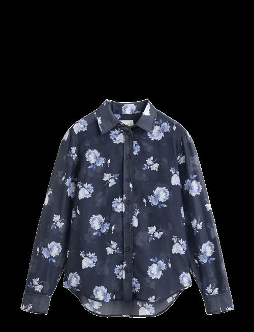 Gant | Reg Floral Print Ctn Silk Ls Shirt | 34