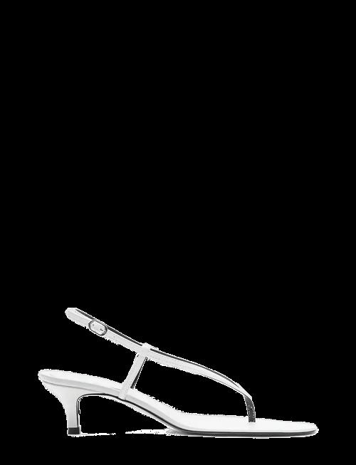 Mango | Heeled Leather Sandals With Straps | 39