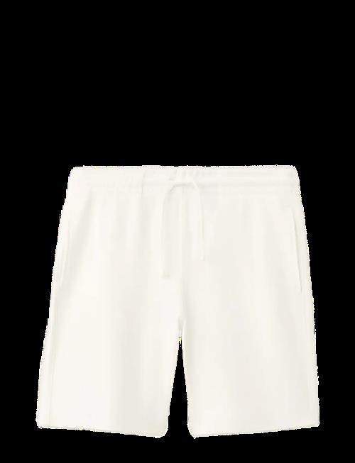 Mango | Textured Cotton Bermuda Shorts With Drawstring | XL