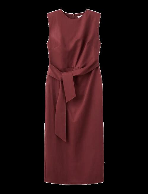 Mango | Lyocell Dress With Knot Detail | M