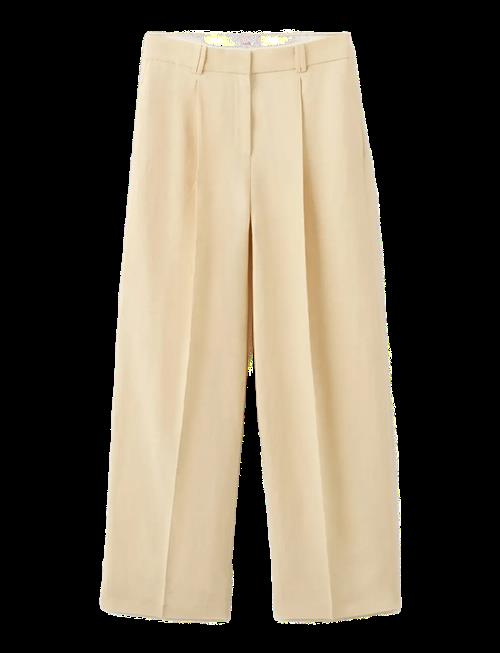 Mango | Straight Linen-Blend Trousers | 36