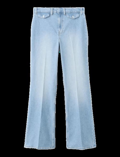 Mango | Wide Leg Mid-Rise Jeans With Pockets | 42