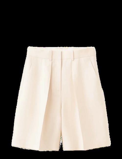 Mango | Straight-Fit Lyocell Bermuda Shorts | 40
