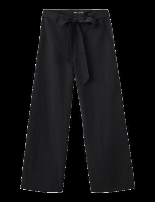 Mango | Lyocell Trousers With Belt | 38