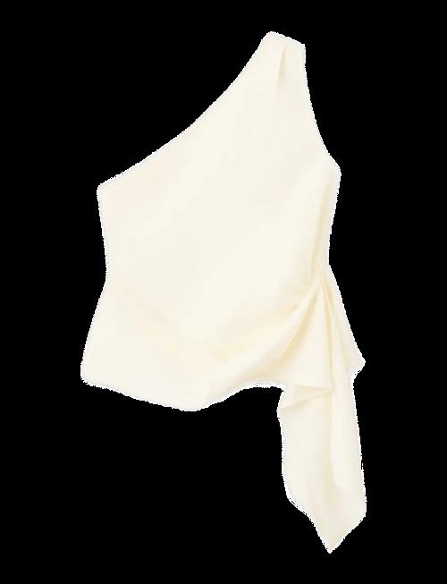 Mango | Asymmetrical Lyocell Top | M