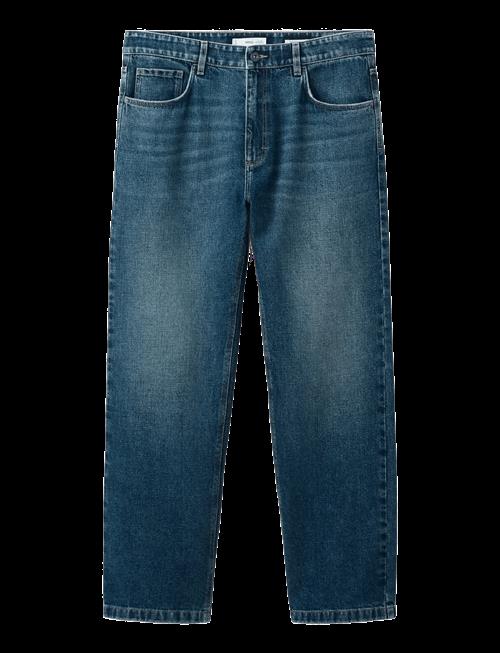 Mango | Straight Fit Cotton-Linen Jeans | 46