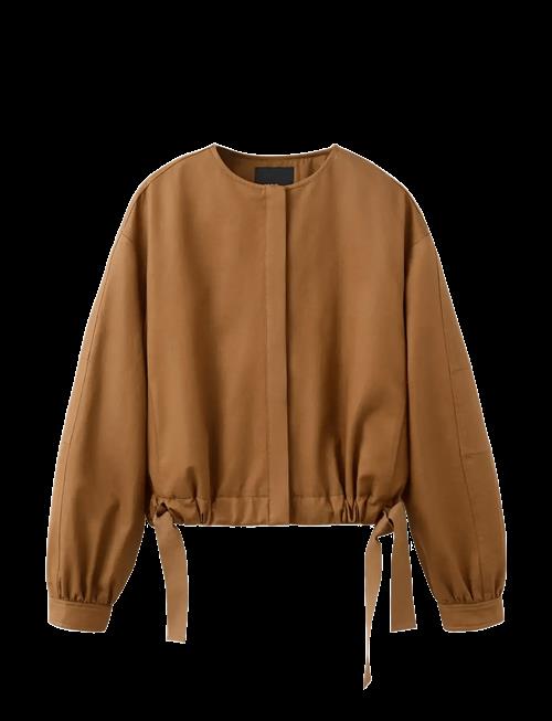 Mango | Lyocell Jacket With Elastics | S